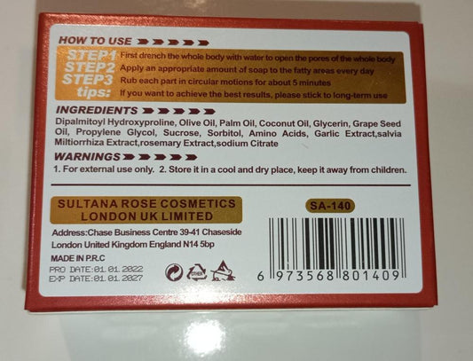 Slimming Body Handmade Soap, 100g