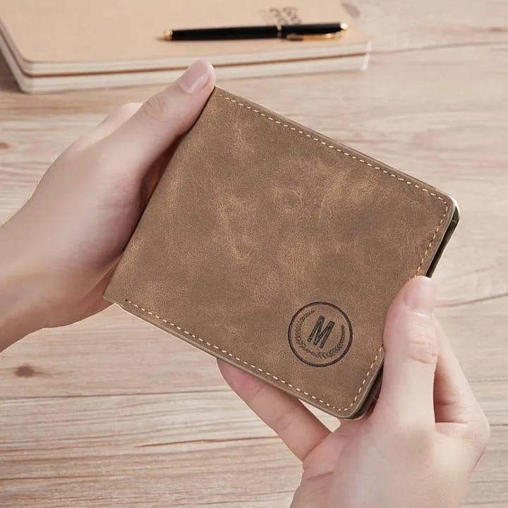 Leather wallet Mens