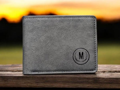 Leather wallet Mens