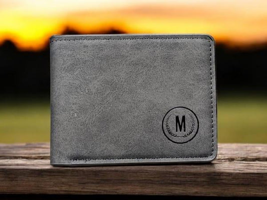 Leather wallet Mens