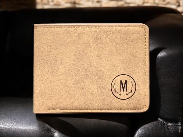 Leather wallet Mens